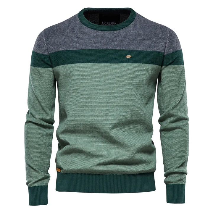 Elijah Colorblock Knit Crew