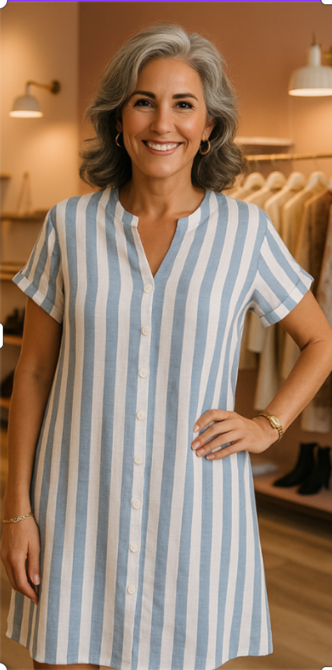 Ione™ – Elegant Shirt Dress