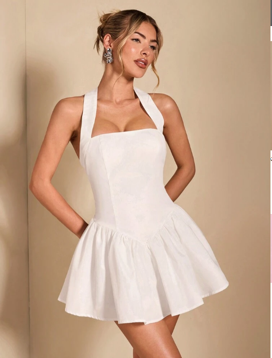 Georgia™ | Halter Mini Dress