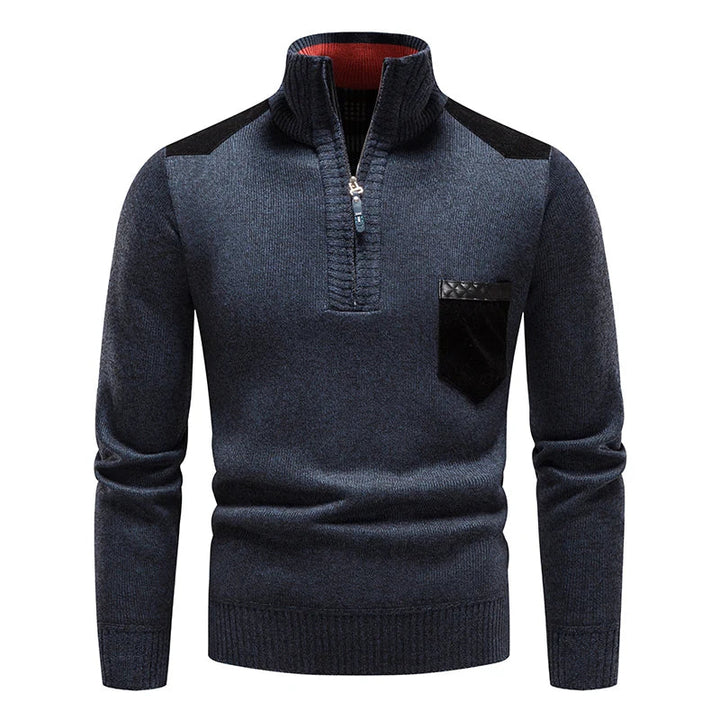 Lucius Quarter Zip Knit