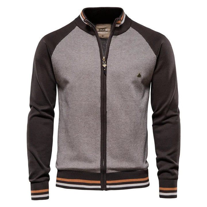 Caleb Premium Zip Knit Jacket
