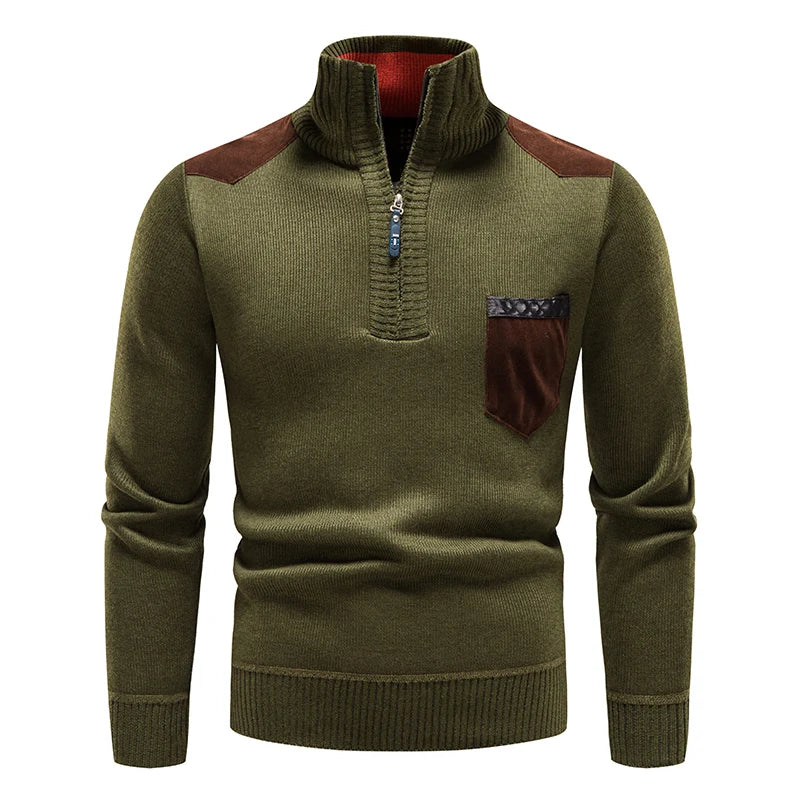 Lucius Quarter Zip Knit