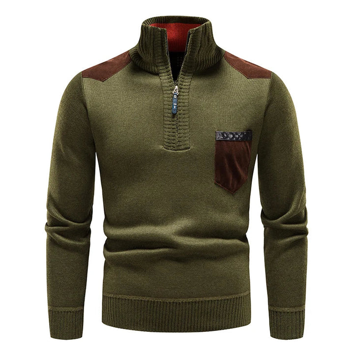 Lucius Quarter Zip Knit