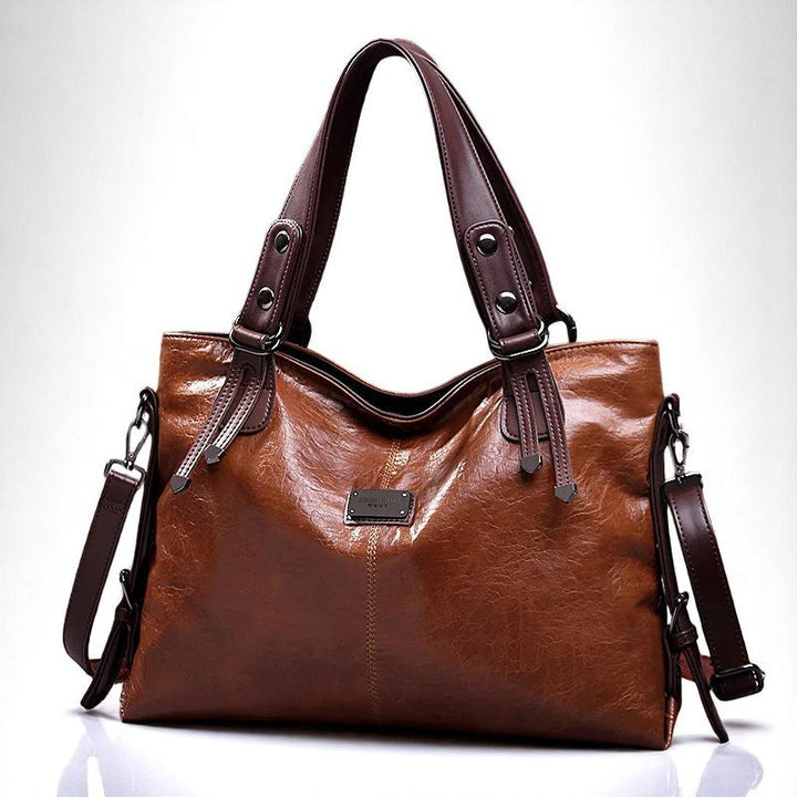 Refined Soft Leather Tote Bag
