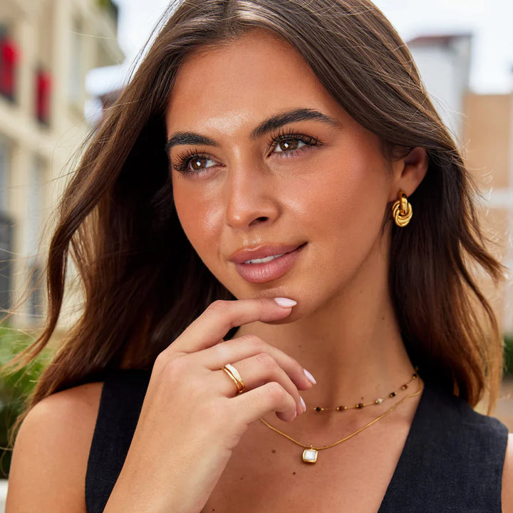 Elise™ | Sculpted Layered Ring