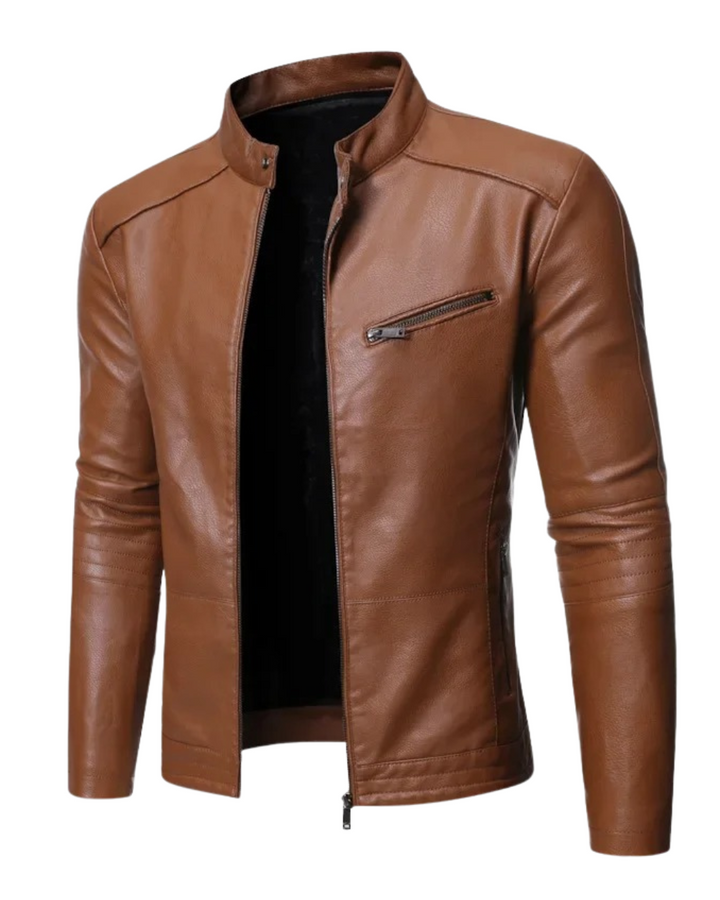 Antoine Elegant Leather Jacket