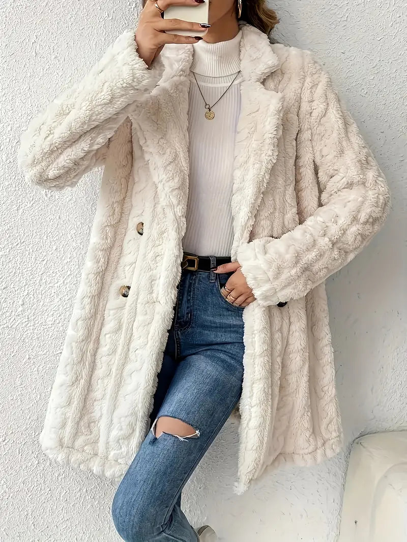 Léa - Cozy Faux Fur Coat