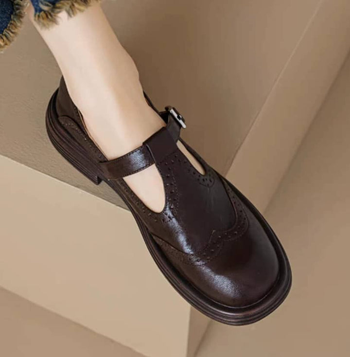 Isla | Elegant Leather Mary Janes