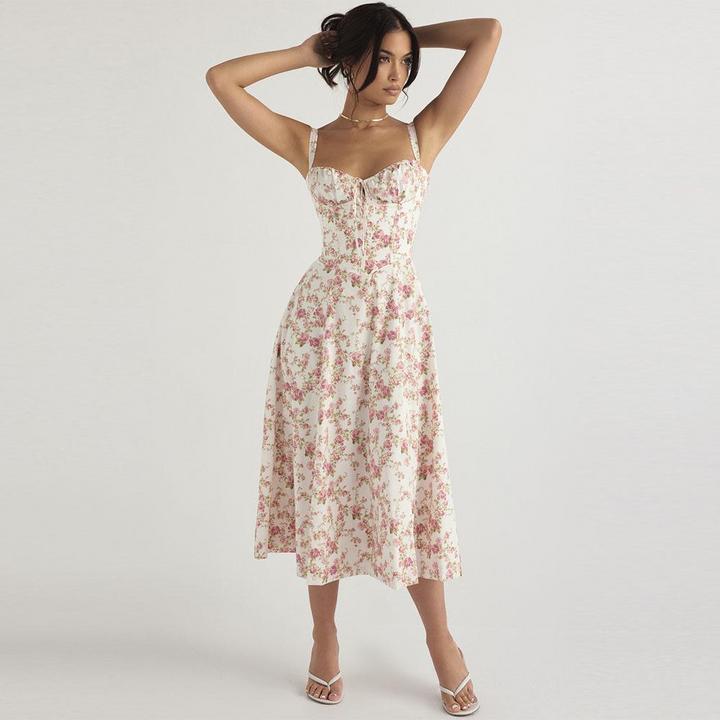 Anirel™ | Elegant Midi Dress