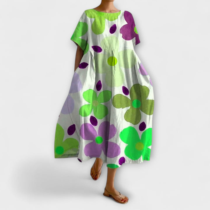 ELIANA - Midi Floral Dress