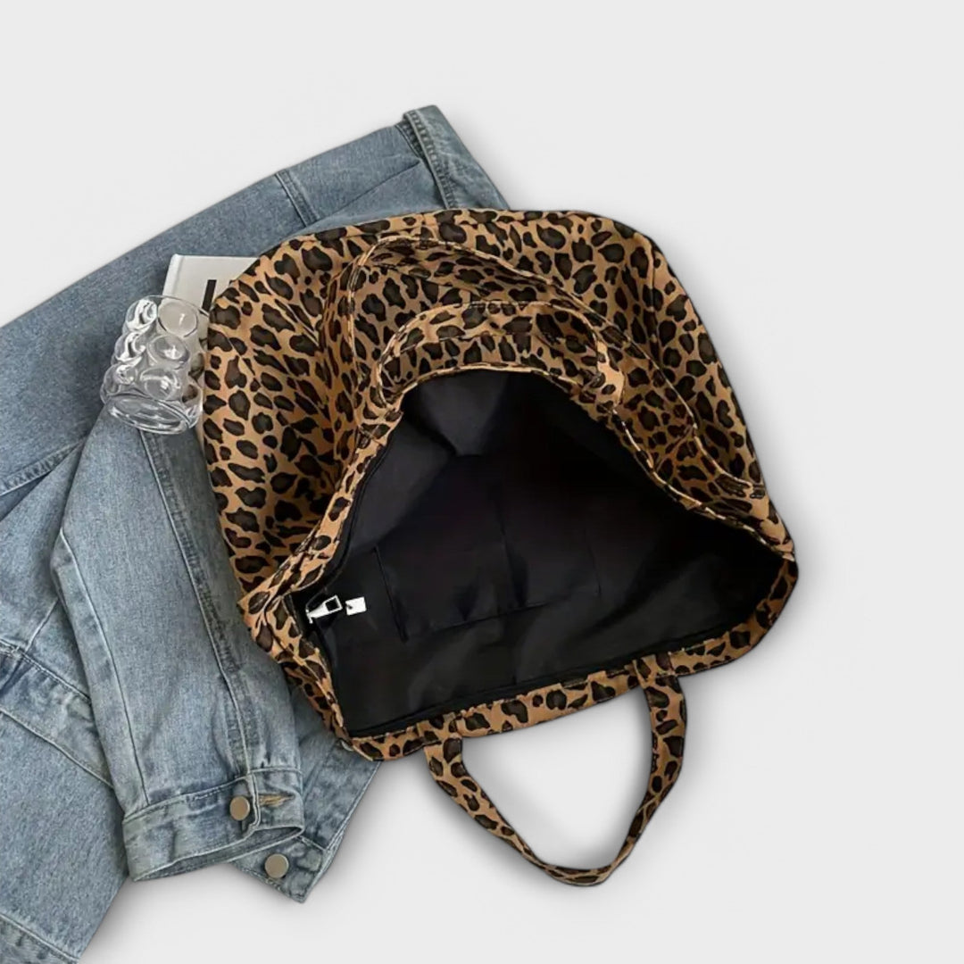 Stylish Leopard Print Tote