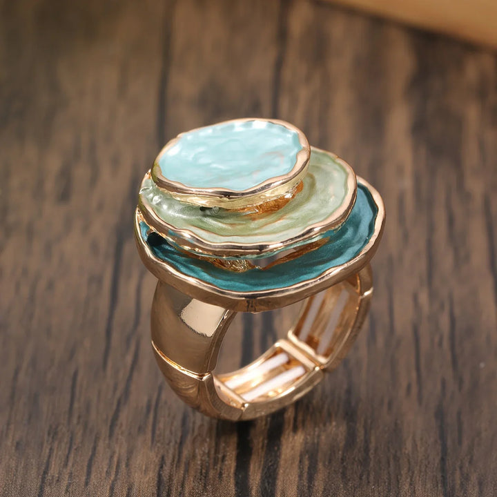 Aylin™ | Boho Stack Statement Ring