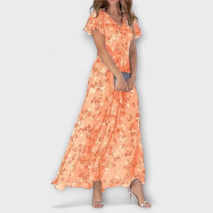 Kathrine - Luxurious Maxi Dress with Flattering Silhouette