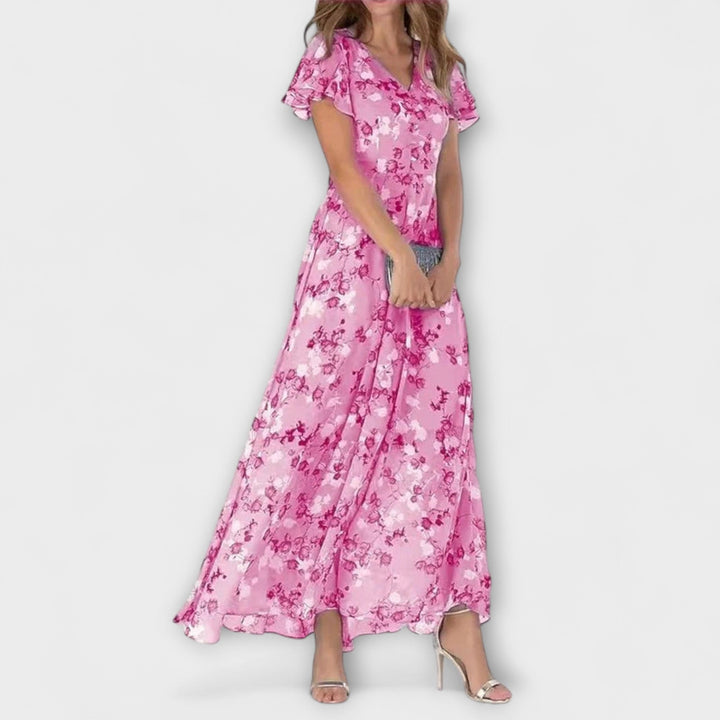 Kathrine - Luxurious Maxi Dress with Flattering Silhouette