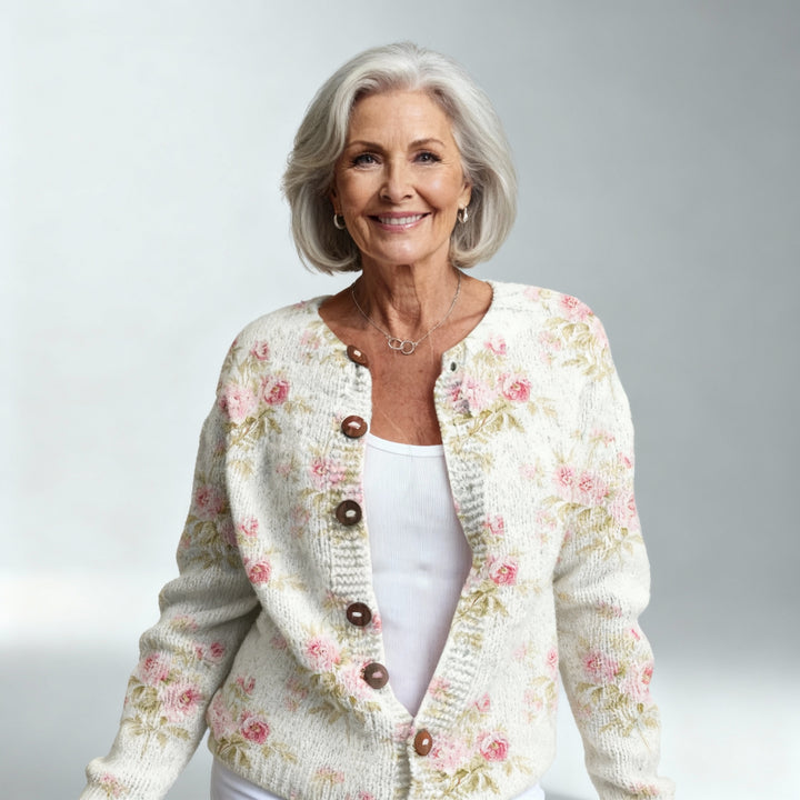 Jessie | Flower Art Cardigan