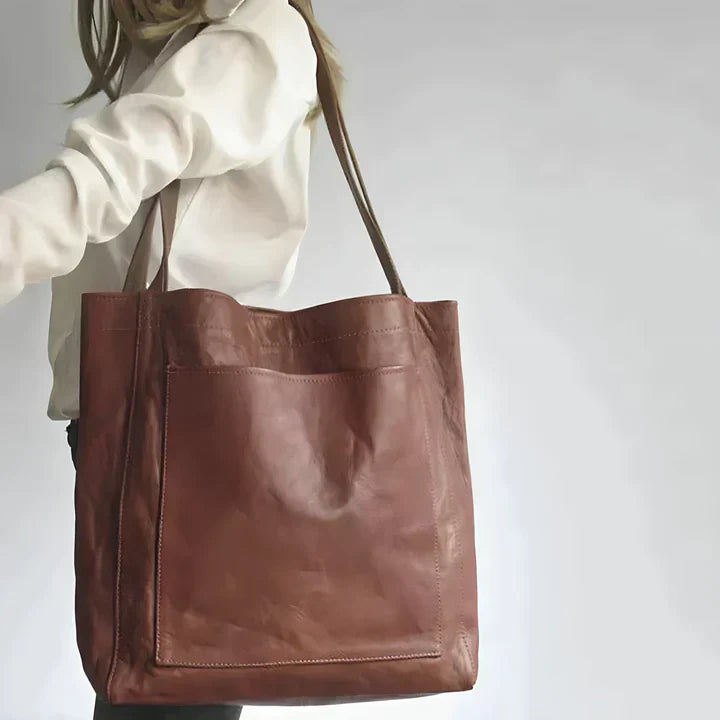 Elysia - Classic Leather Tote