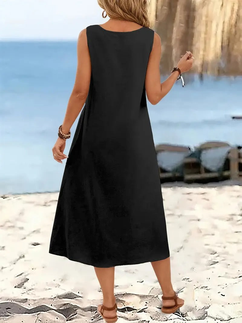 Olivia™ | Sleeveless Beach Dress