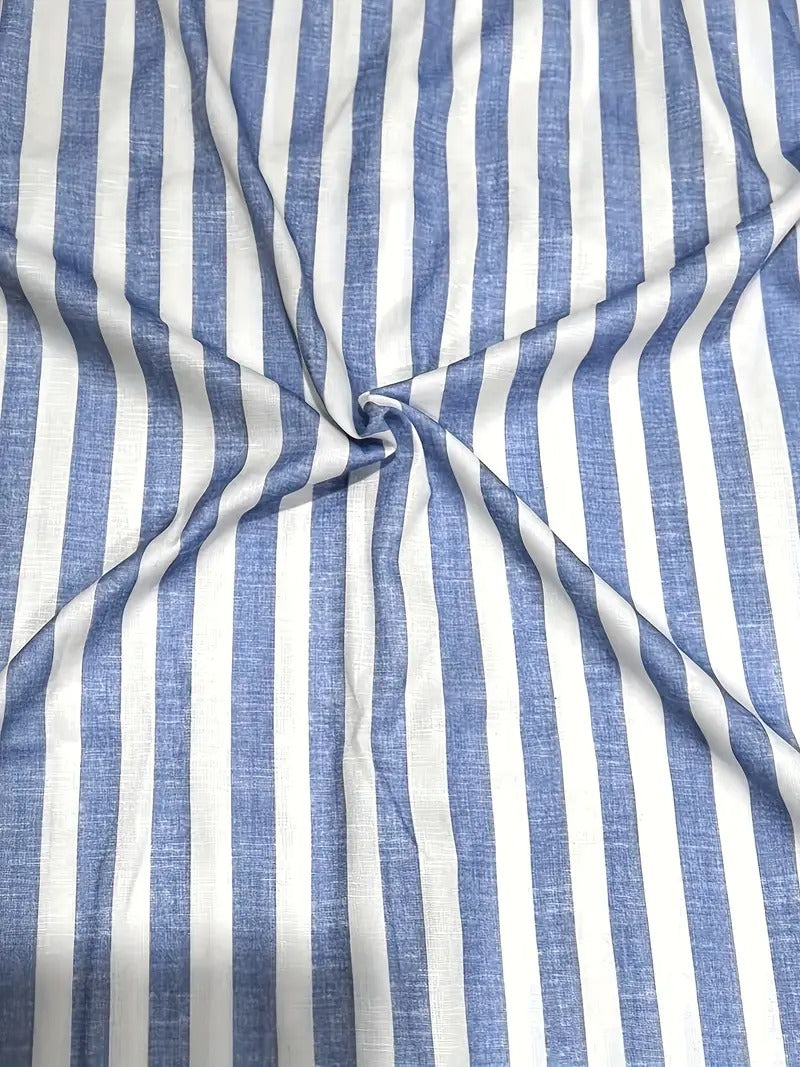 Jenna™ | Striped Short Sleeve Shirt Dress