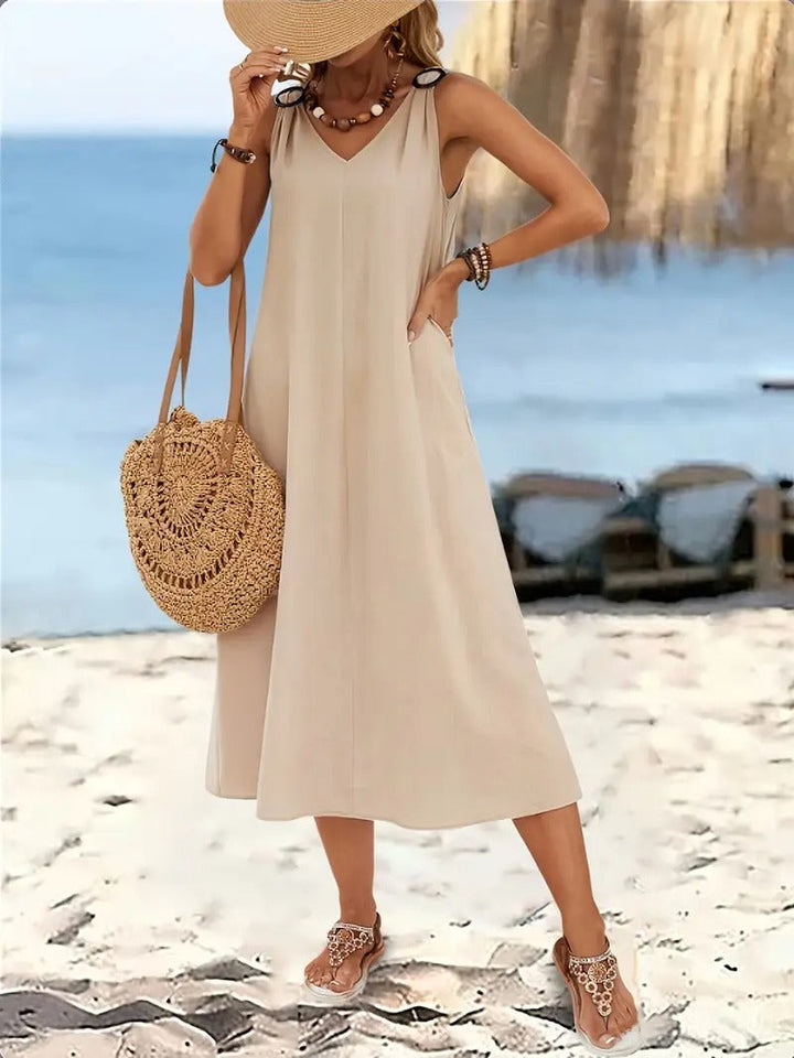 Olivia™ | Sleeveless Beach Dress