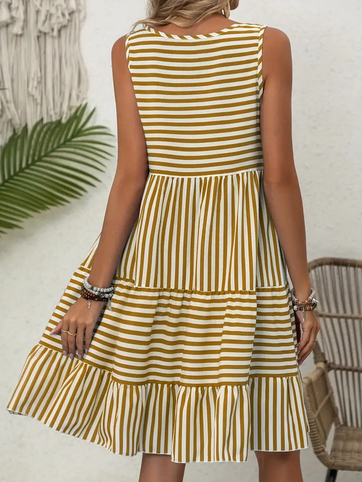 Lauren™ | Sleeveless Striped Sundress