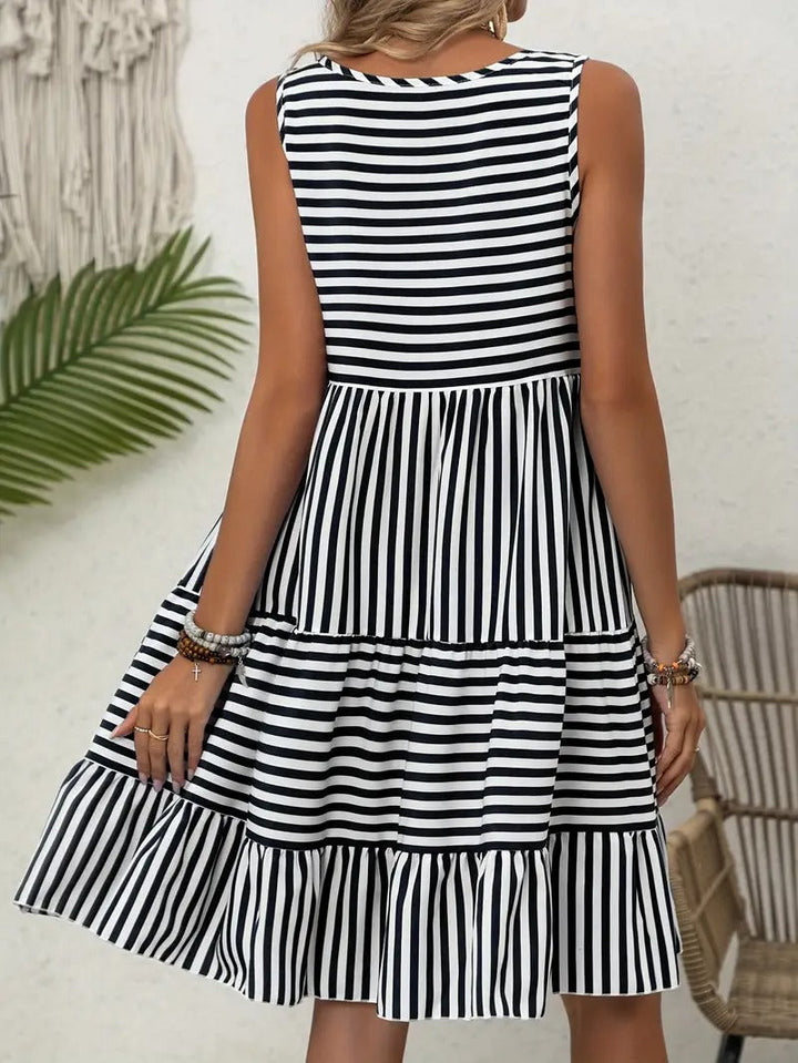 Lauren™ | Sleeveless Striped Sundress