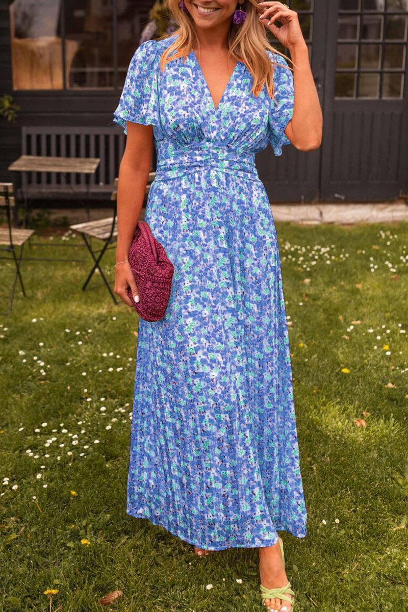 Pauline - Long Floral Dress