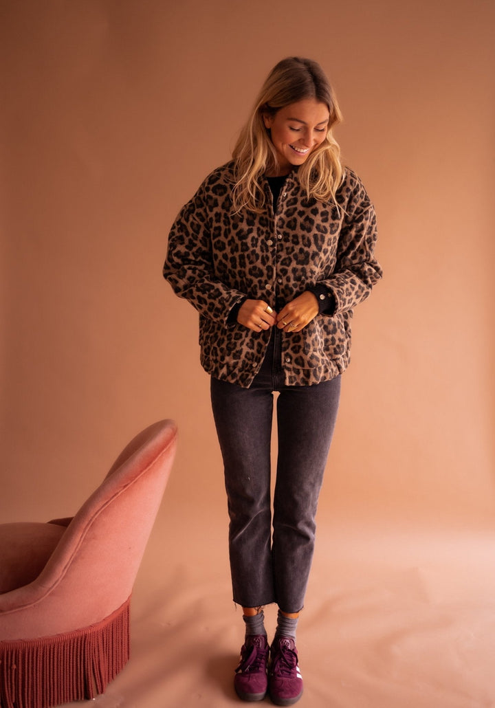 Luisa - Trendy Leopard Jacket