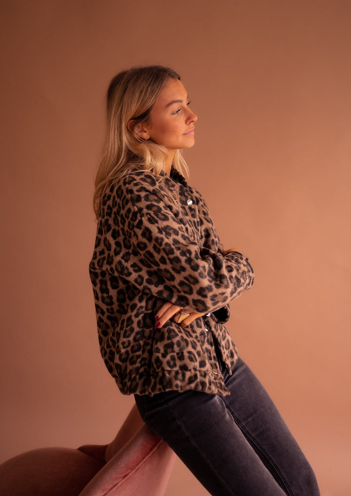 Luisa - Trendy Leopard Jacket