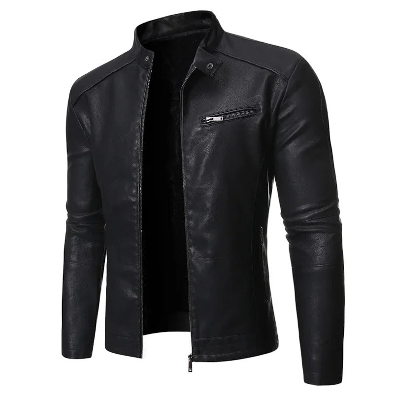 Antoine Elegant Leather Jacket