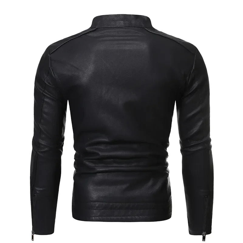 Antoine Elegant Leather Jacket