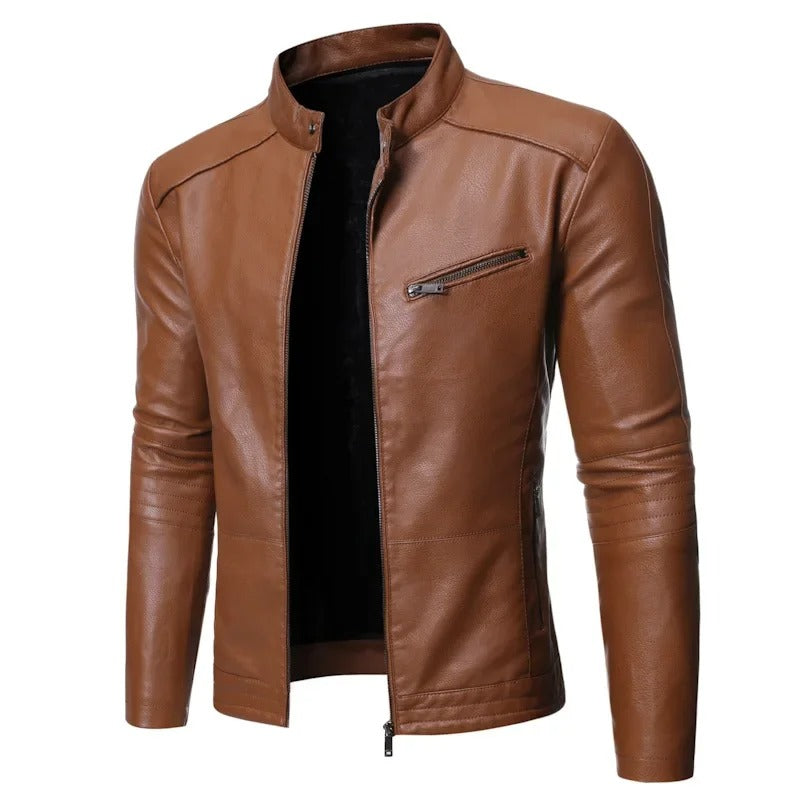 Antoine Elegant Leather Jacket