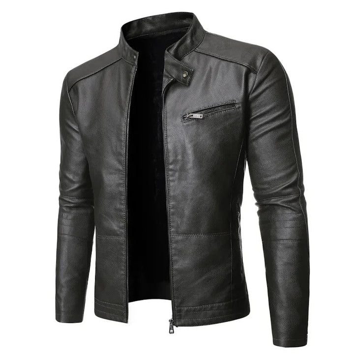 Antoine Elegant Leather Jacket