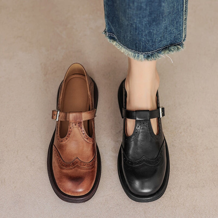 Cora | Elegant Orthopedic Leather Shoes