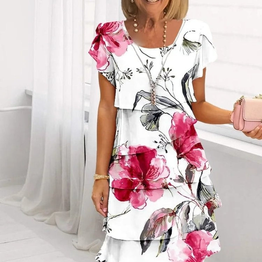 Lyra - Elegant Floral Dress