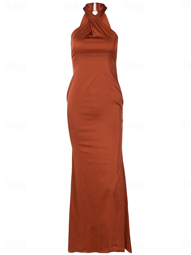 Solenyra™ | Halter Maxi Dress